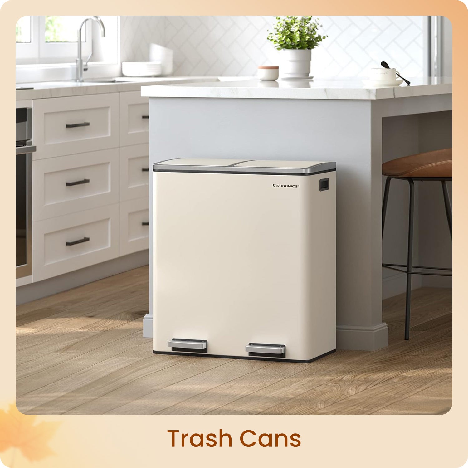 SONGMICS Rubbish Bins