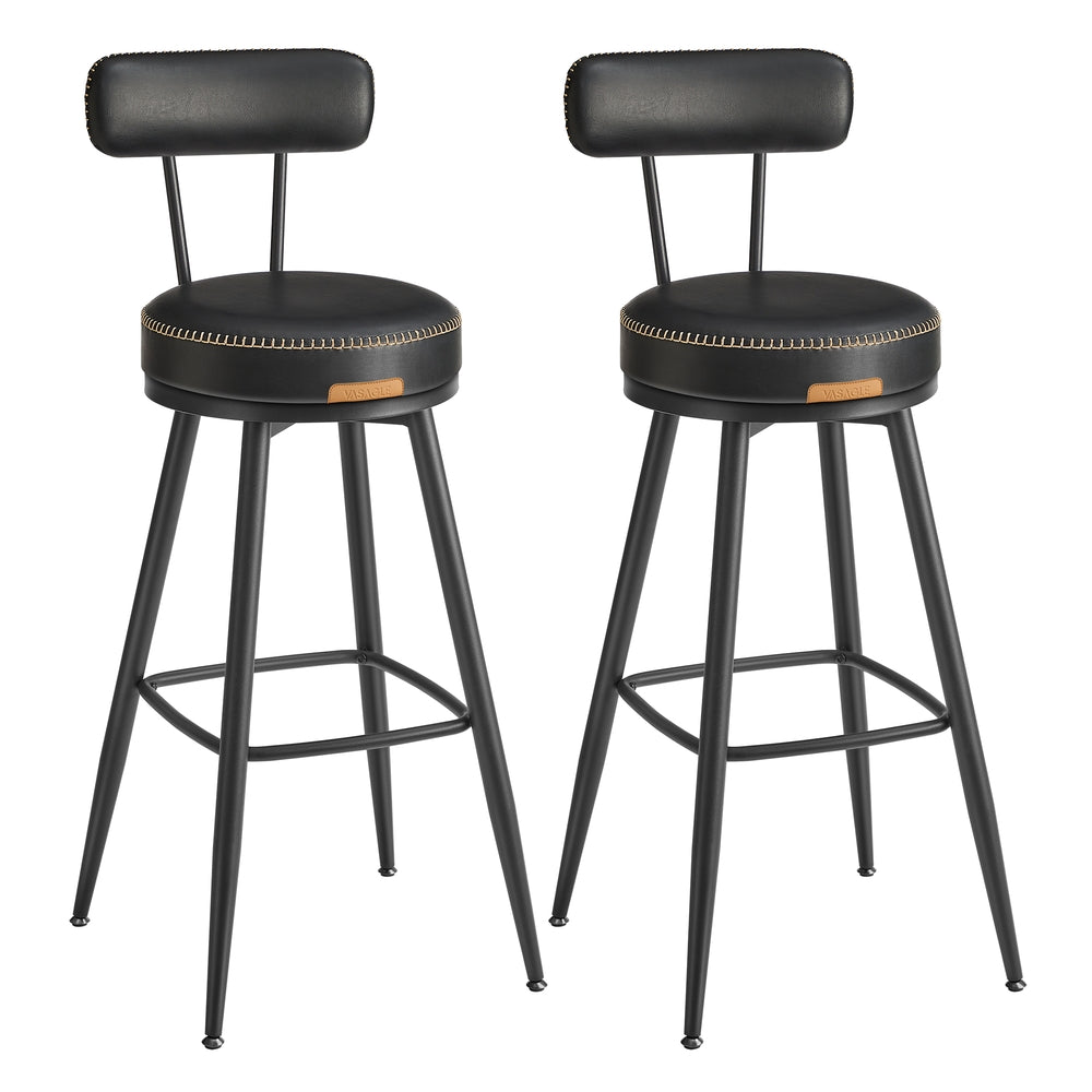 VASAGLE EKHO Collection - 2 Bar Stools | SONGMICS HOME