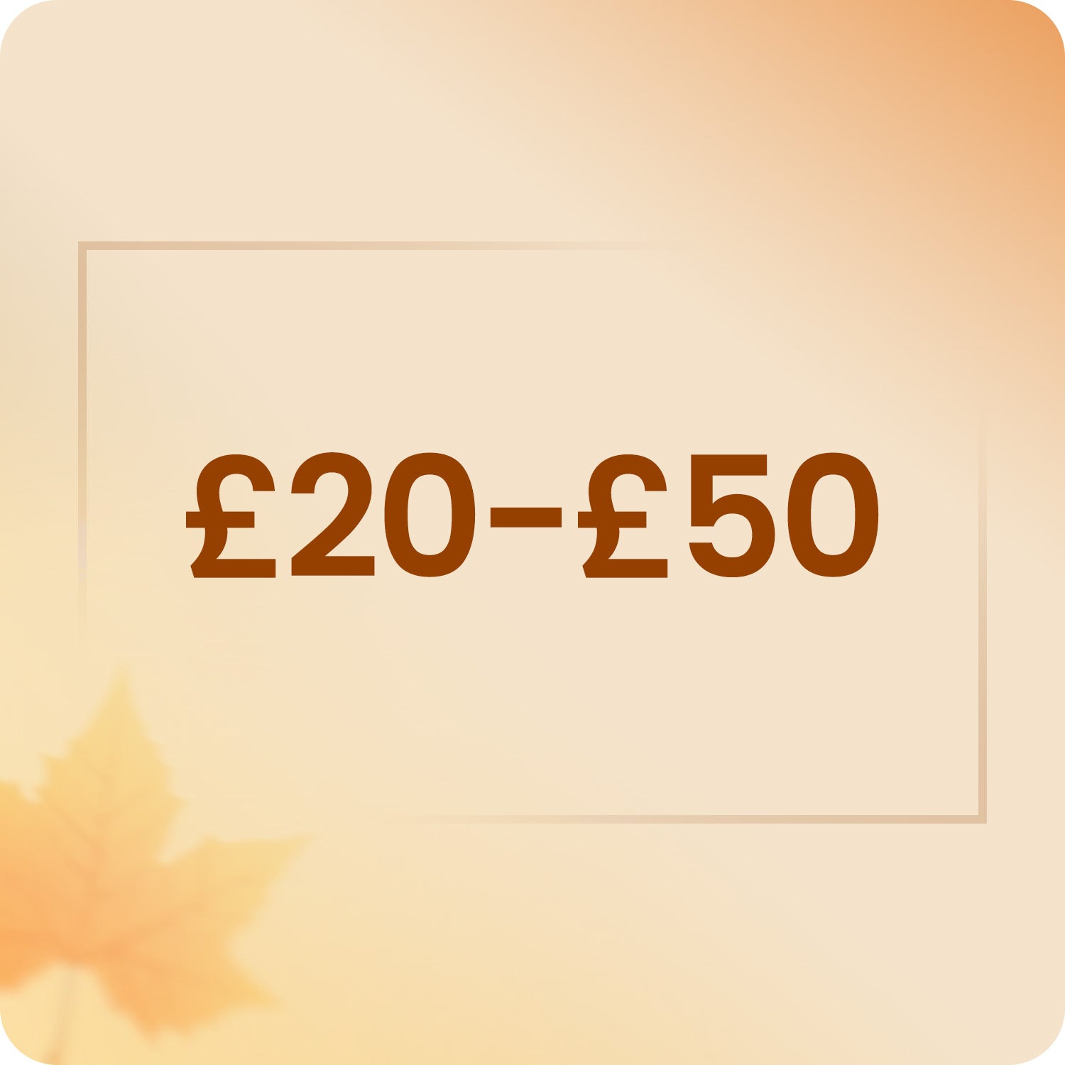 Price £20 -£50