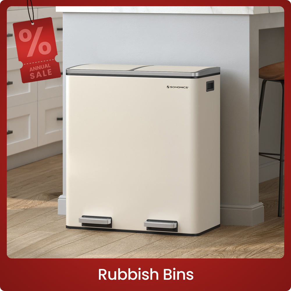 rubbish bins