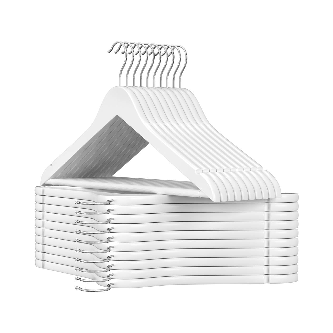Metal Hook Wooden Hangers