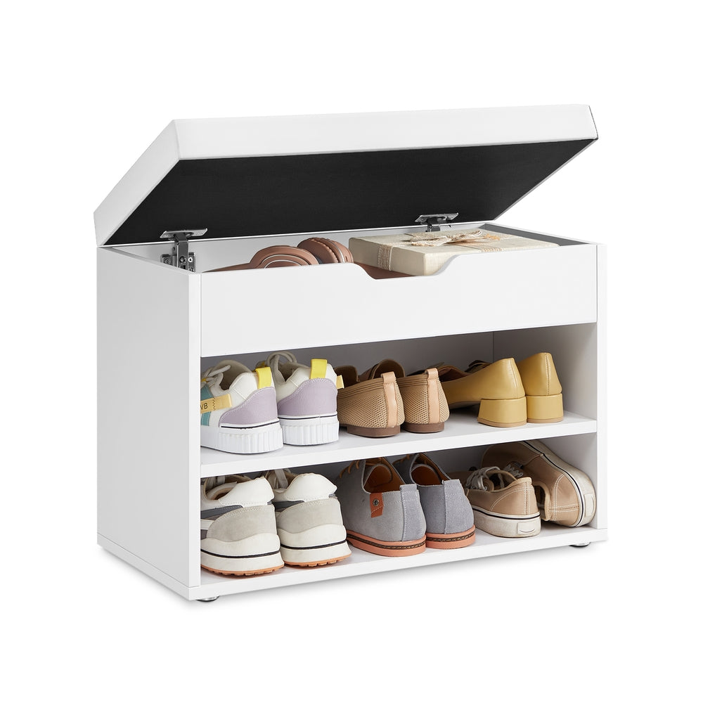 Padded Shoe Storage Bench