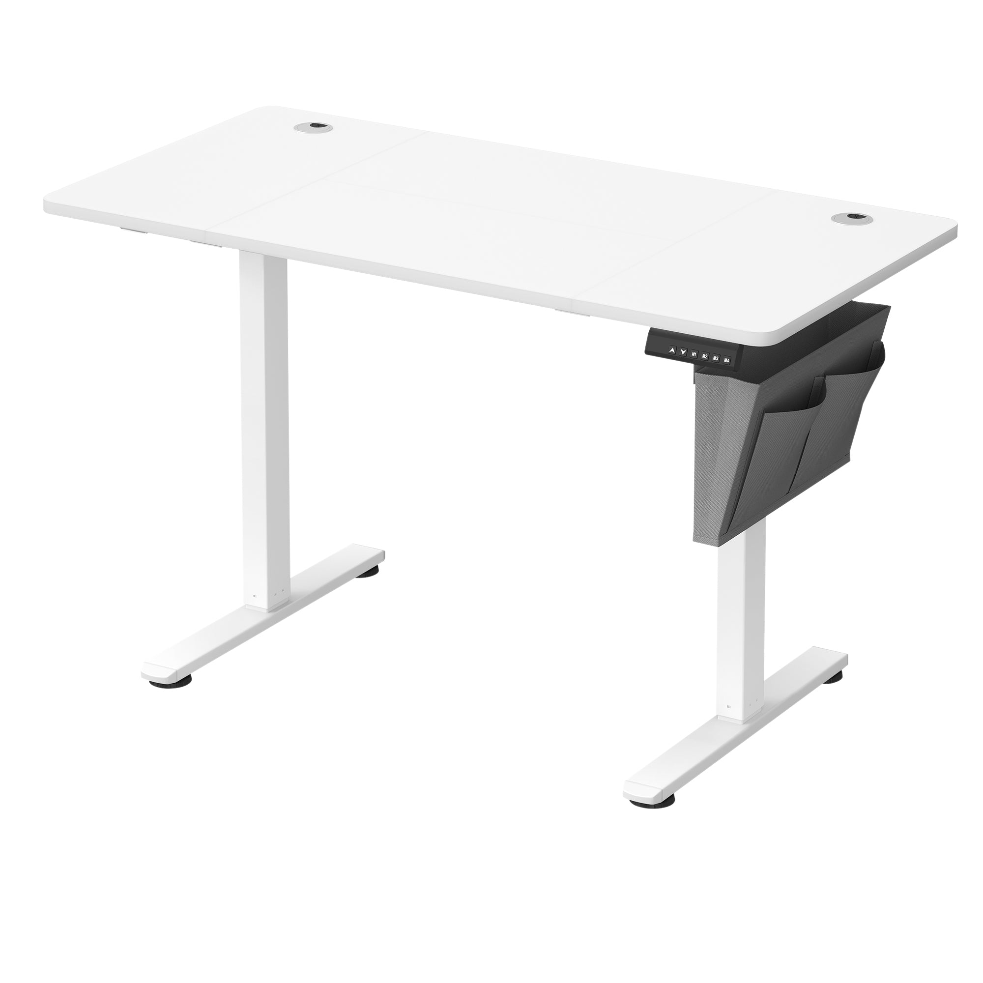 Vasagle Electric Height Adjustable 60 x 120 x (72-120) cm Standing Desk (Brown / White /