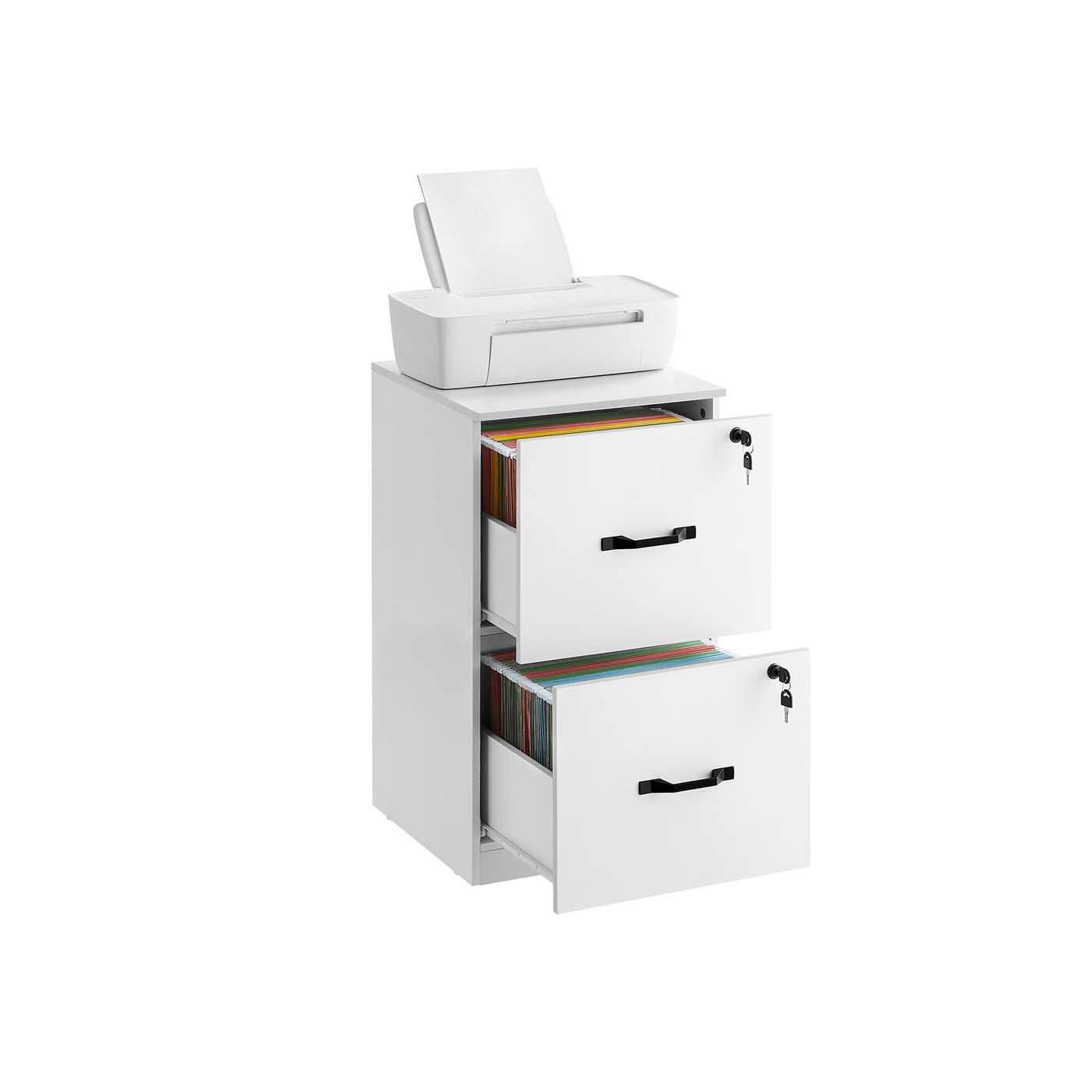 File cabinet lockable drawers adjustable hanging rails