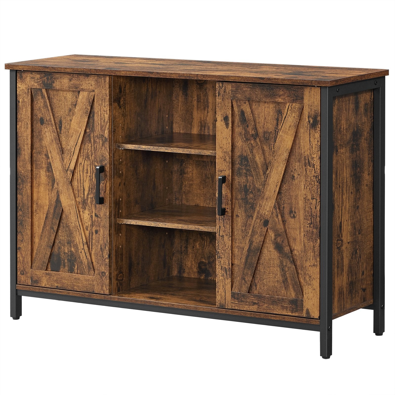 Storage Cabinet with Barn Doors