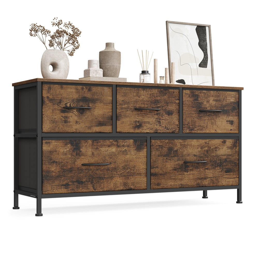 Chest fabric drawers versatile storage