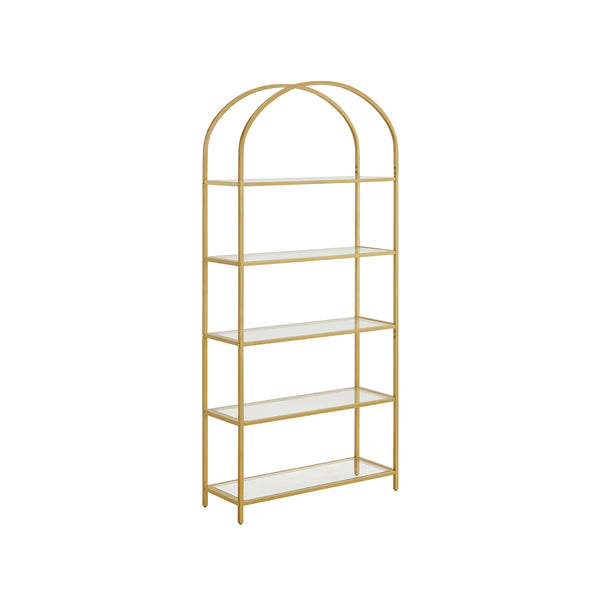 Ladder Golden Shelving Unit