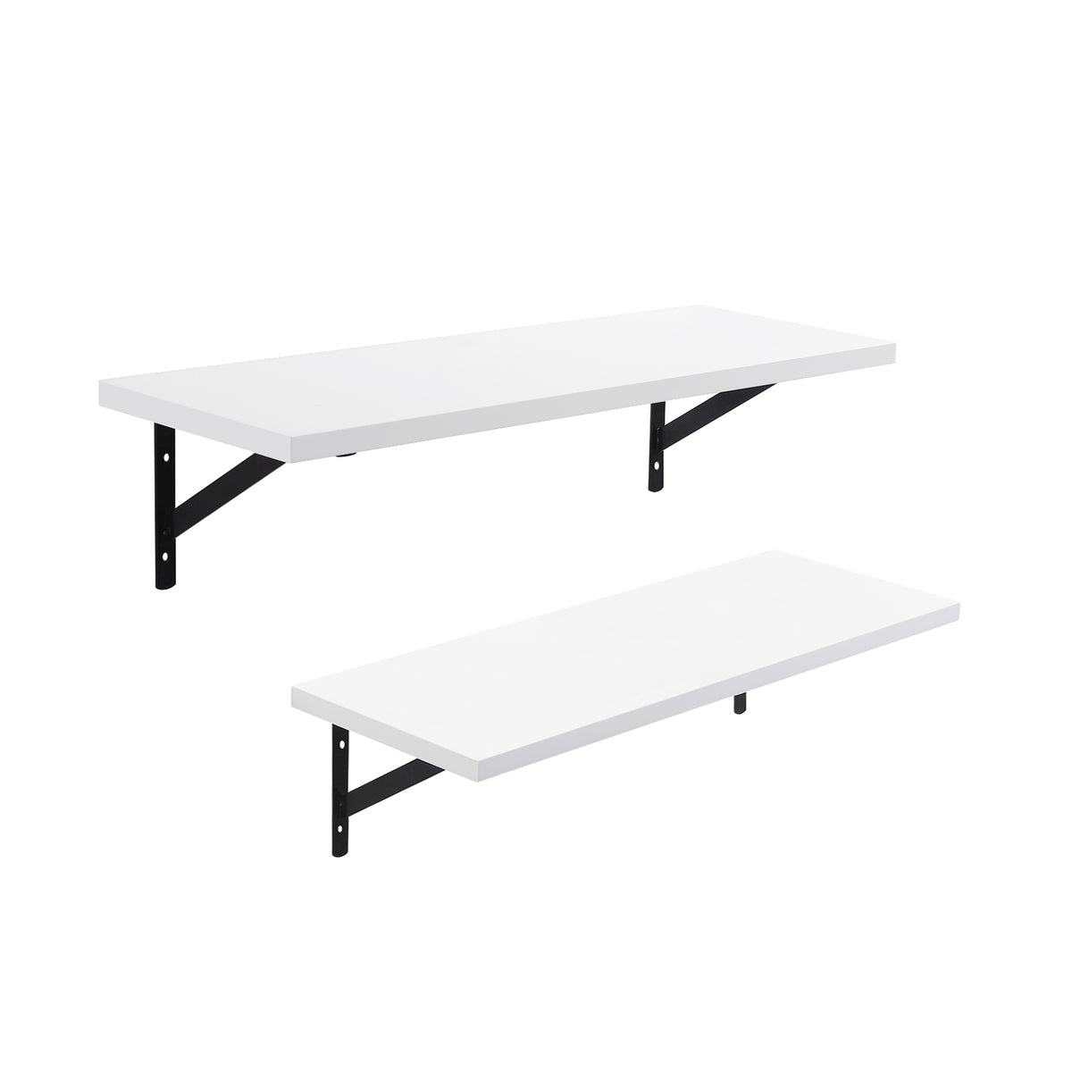 Set of 2 Floating Wall Shelves