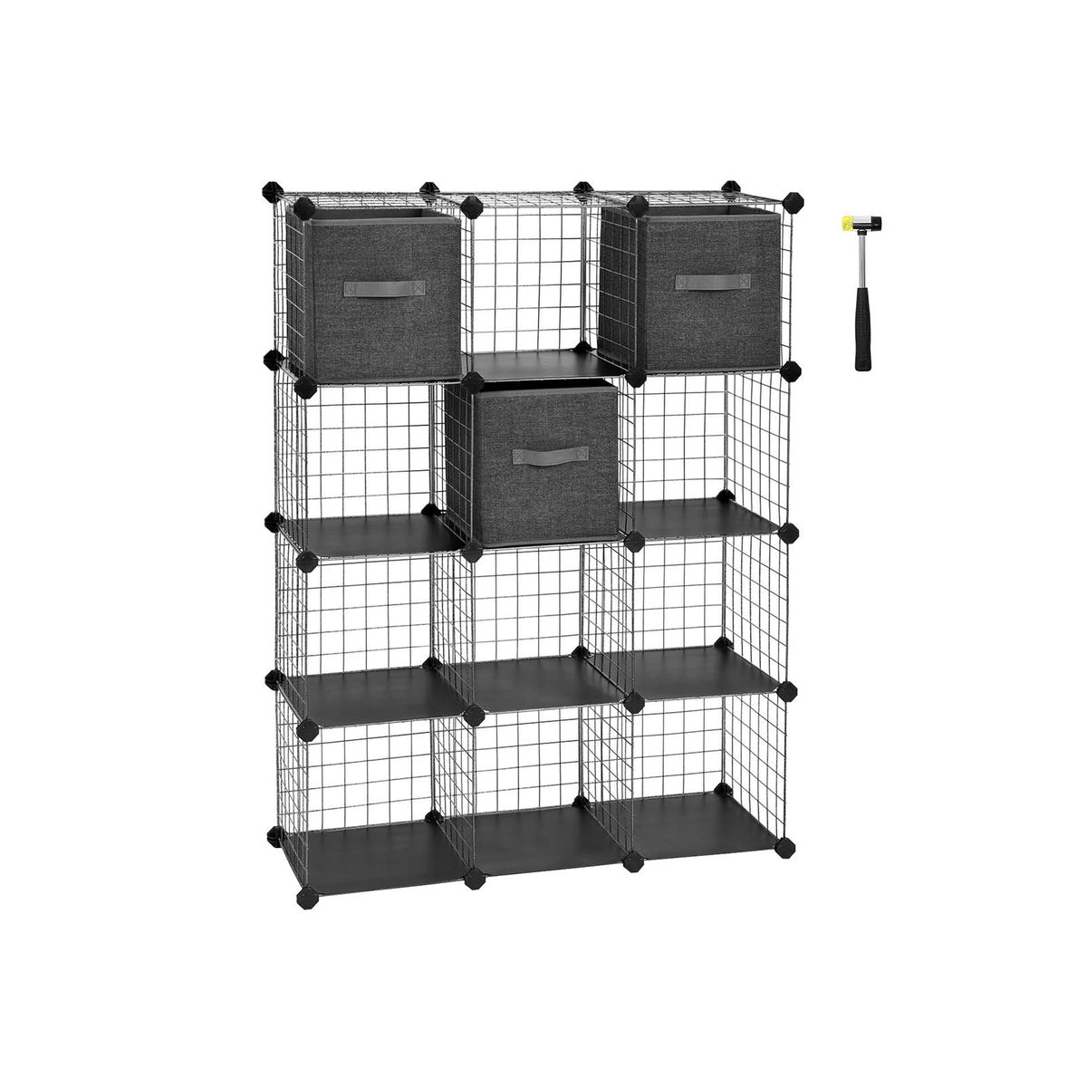 Interlocking Shelving Unit - Cube Organizer | SONGMICS