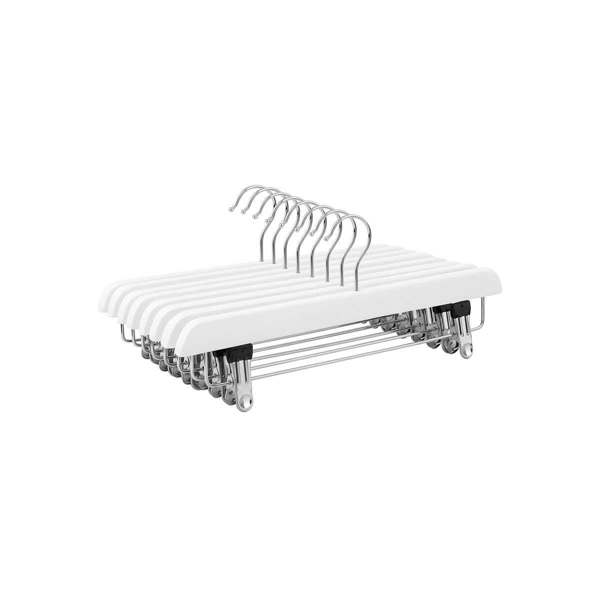 SONGMICS Pack of 8 Wooden Hangers | SONGMICS HOME